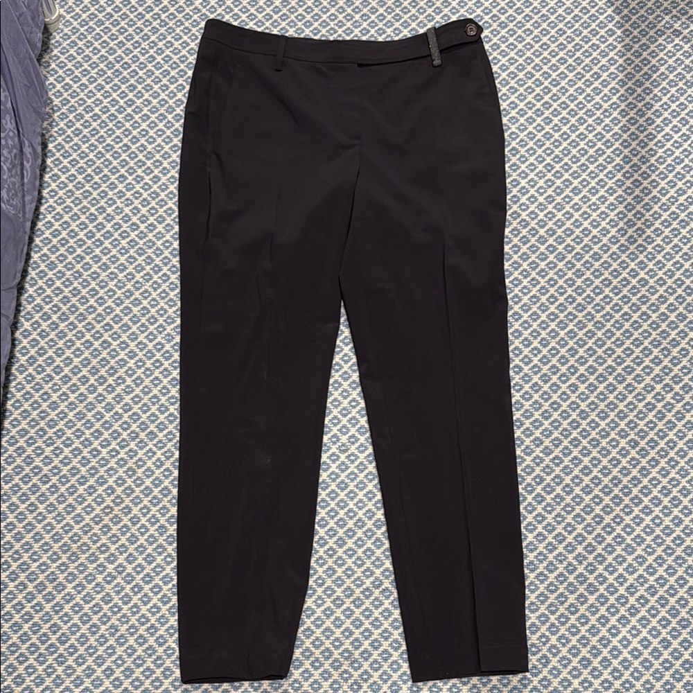 Brunello Cucinelli Black Dress Pants